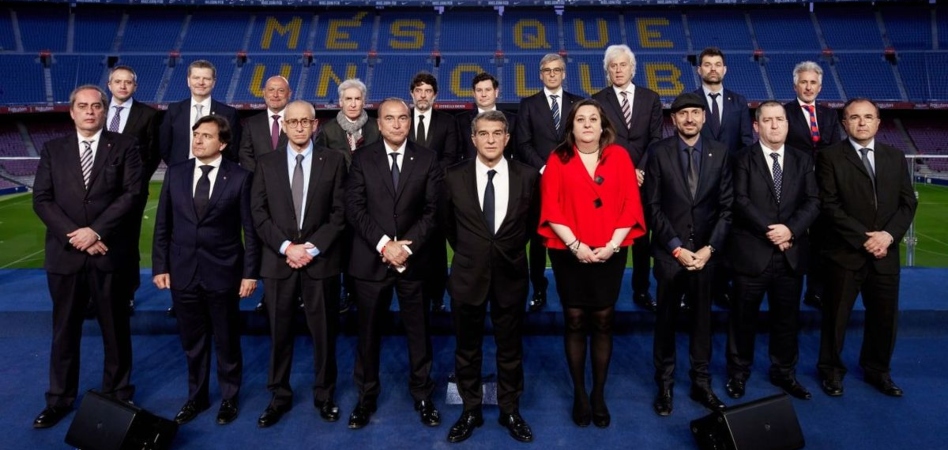 Todos los hombres (y una mujer) del presidente Joan Laporta